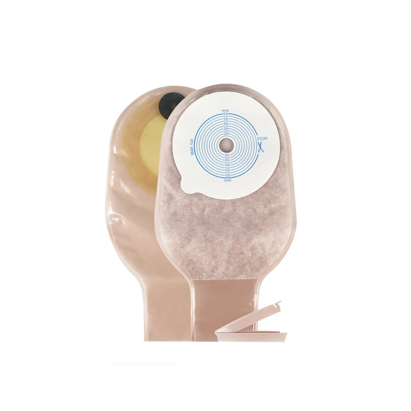 Factory Supply Hot Sale Stoma Care One Piece Surgery Stoma Colostomy Bag Disposal Colostomy Bag Adult Ostomy bag