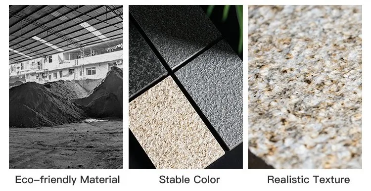material of exterior porcelain floor tiles