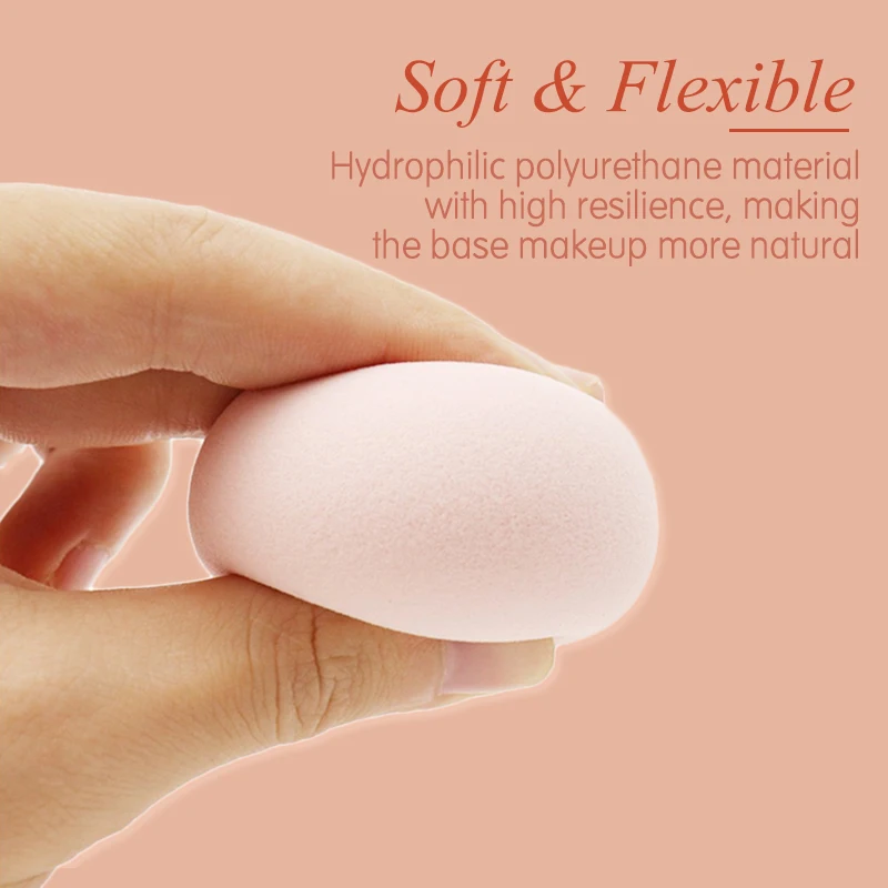 Hot Seller Beauty Sponge Soft Makeup Blending Sponge Pink Peach Shape Cosmetic Powder Puff Foundation Sponge