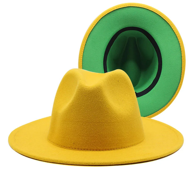 Мужские и женские фетровые шляпы из искусственной шерсти, модная джазовая шляпа, кепка, оптовая продажа, Классическая британская фетровая шляпа