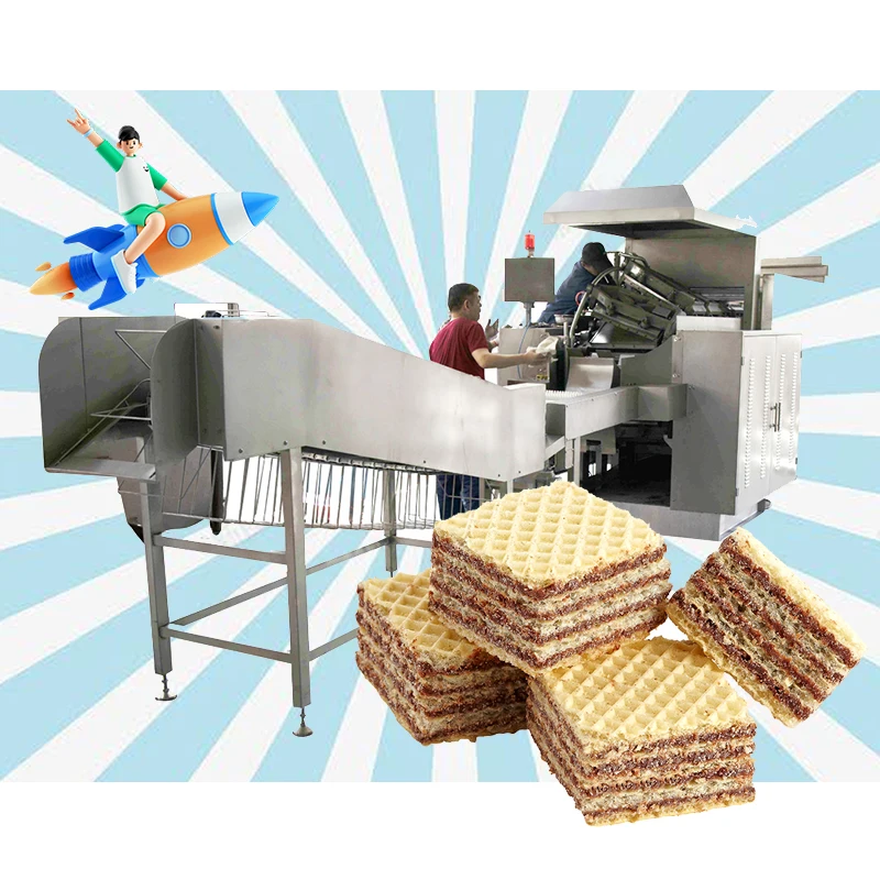 automatic wafer cutting machine famous wafer making machine oblea wafer machine in shanghai