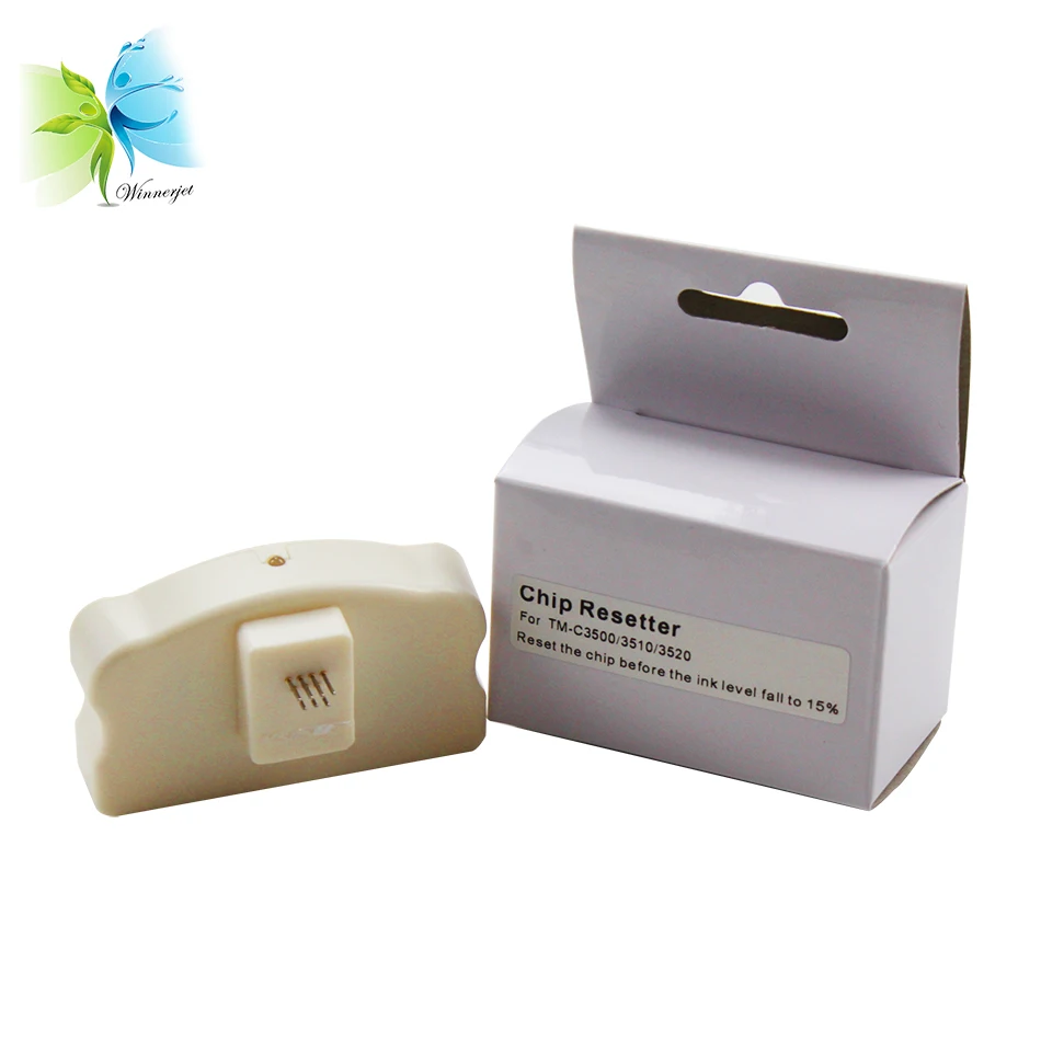 Winnerjet Compatible SJIC22P Chip Resetter Reset Orginal Chip for Epson TM-C3500 C3510 C3520 Printer