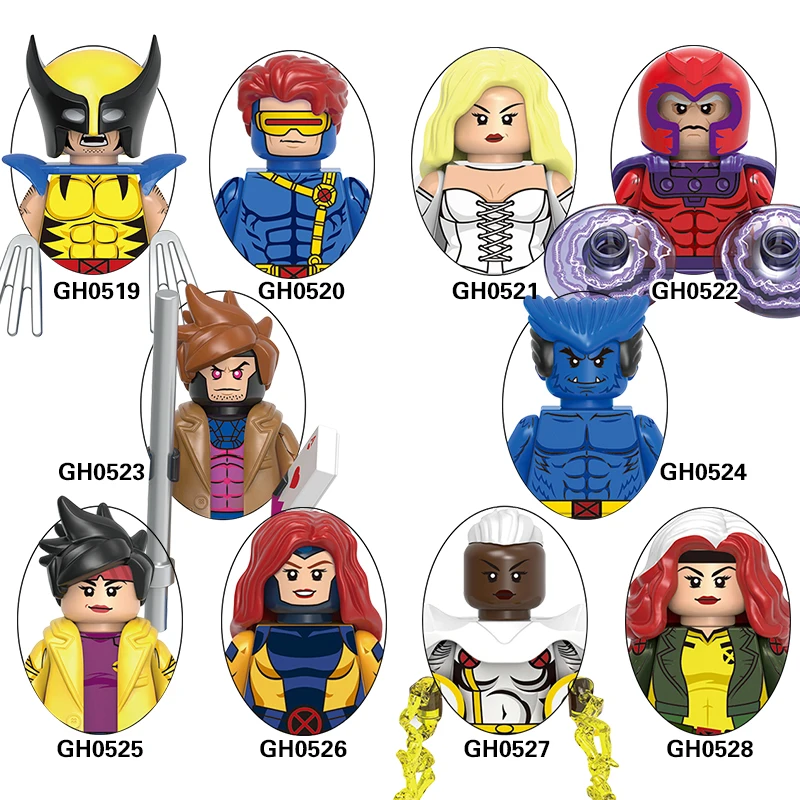 G0167 X-men Magneto Madelyne Bishop msr. Sinister Sentinel Morph Супергерои Мини-Кирпичи Строительные блоки фигурка пластиковая игрушка
