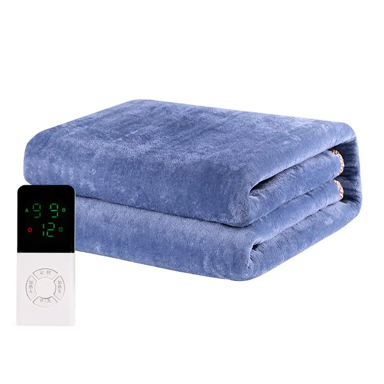 Wholesale double person double control single person three person flannel household electric heating blanket electric mattress
