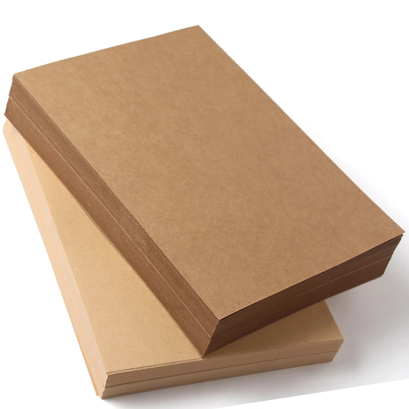Custom Size A4  Brown Kraft Paper Specialty Cardboard For Printing Painting Wrapping