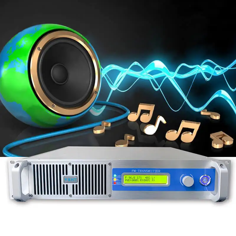  Новый легкий 1.2KW 1200w FM передатчик для трансляции