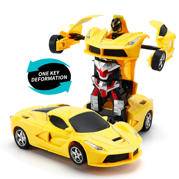 Popular Deformation Children Toys Super Deform One Key Deformation Transforming Robot Car