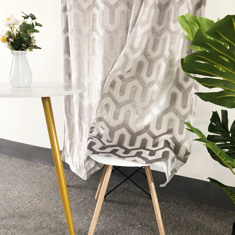 Jacquard Handmade Ready Made Blind Printed Valance Designs Home Living Room Window Curtains