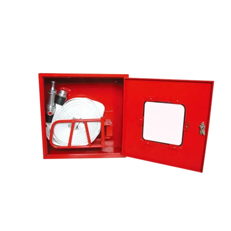 2024 Factory supply Fire extinguisher cabinet Steel fire hose reel storage box