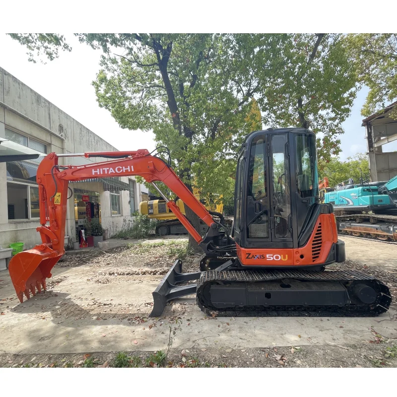 Japan hitachi zx50u, в наличии, новая 99% гидравлическая экскаваторная техника, б/у, экскаватор hitachi zx50u, Шанхай, Китай