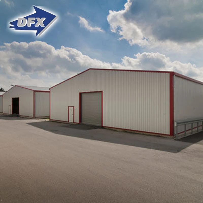 Prefabricated Plants and Workshops Industrial Prefab Storage Shed Steel Structure Warehouse Prices Construction Design