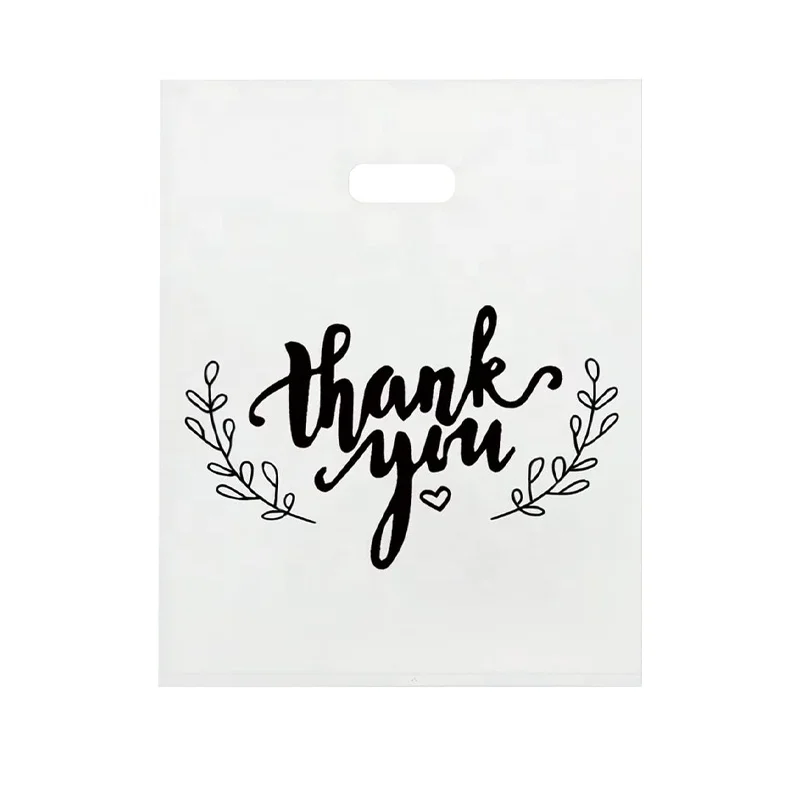 China OEM  customized logo carry bag design  heavy duty shopping bag  thank you plastic bags for boutique