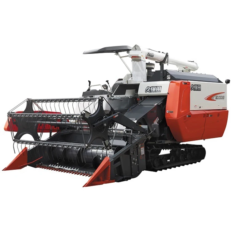 Newest model kubota rice wheat harvester combine EX108