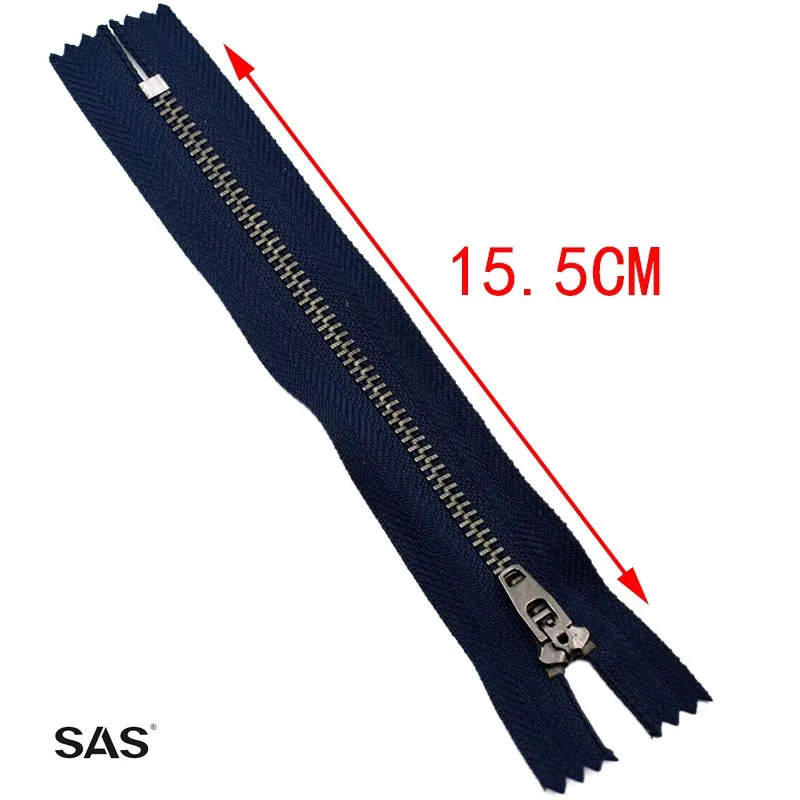 SAS высокое качество Zip Close End 3 # индивидуальный дизайн логотип размер цвет автоматический замок слайдер металлические джинсы молния