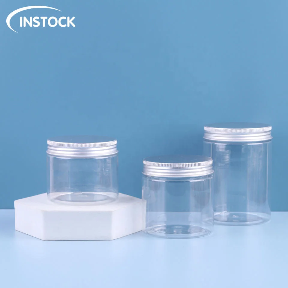 With Lids Wide-mouth Pet Honey Jar Round Pet Plastic Wholesale Super Size 50/80/100/120/150/180/200/250/300/400ml 500ml Food
