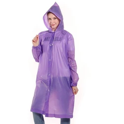 New Portable lightweight waterproof EVA raincoat color rainwear for hiking travel