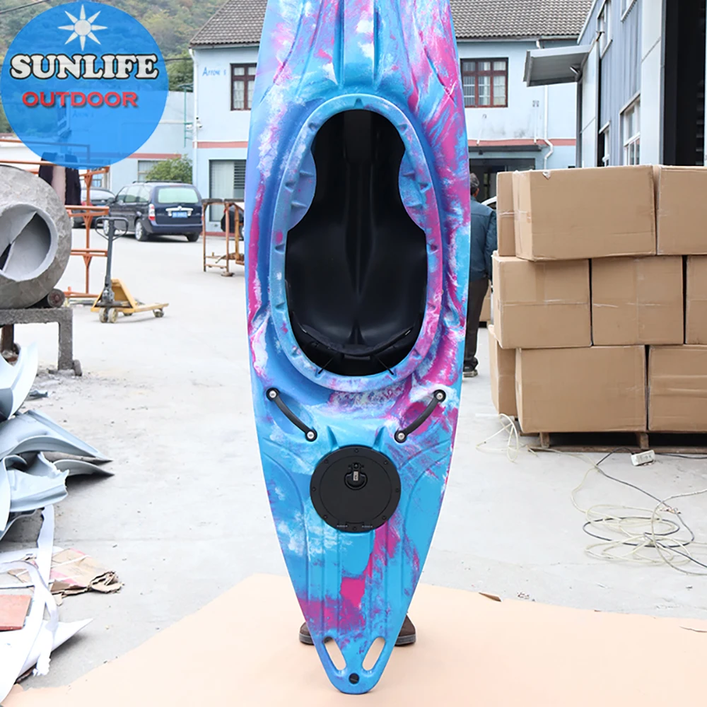 Wholesale High Performance Single Kayak Rowing Boat,44 Pounds Light-Weight Whitewater Kayak / Canoe