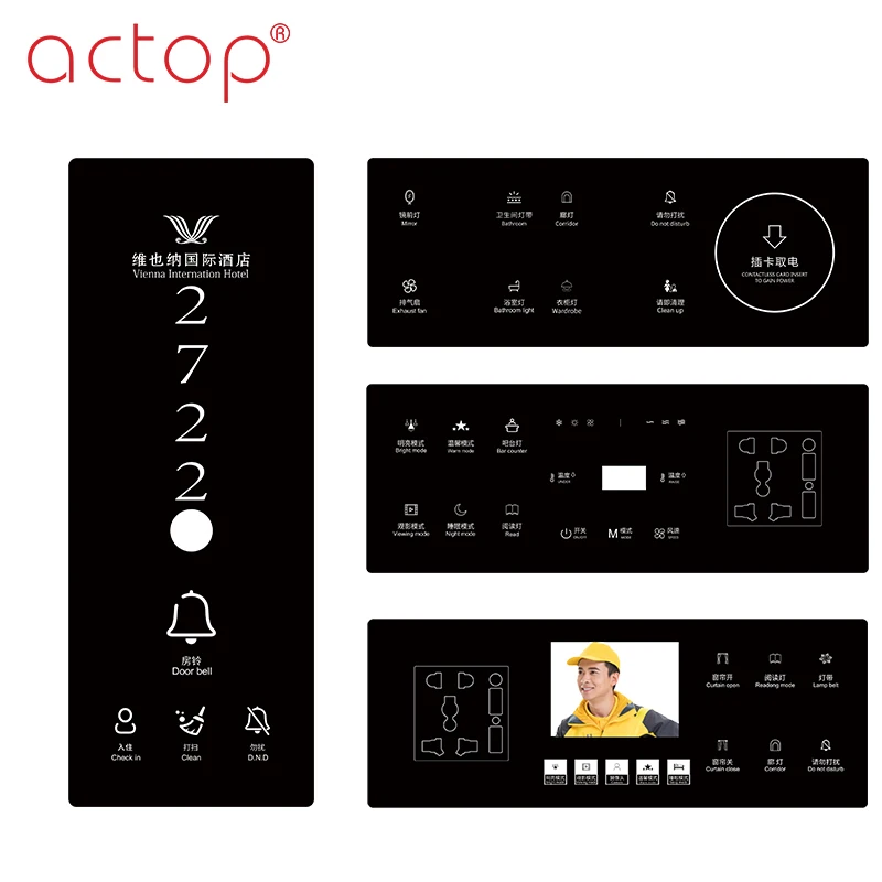 Boonlive Shenzhen GRMS Hot Sales Hotel Guest Room DND Switch Do Not Disturb and Make Up Room Switches