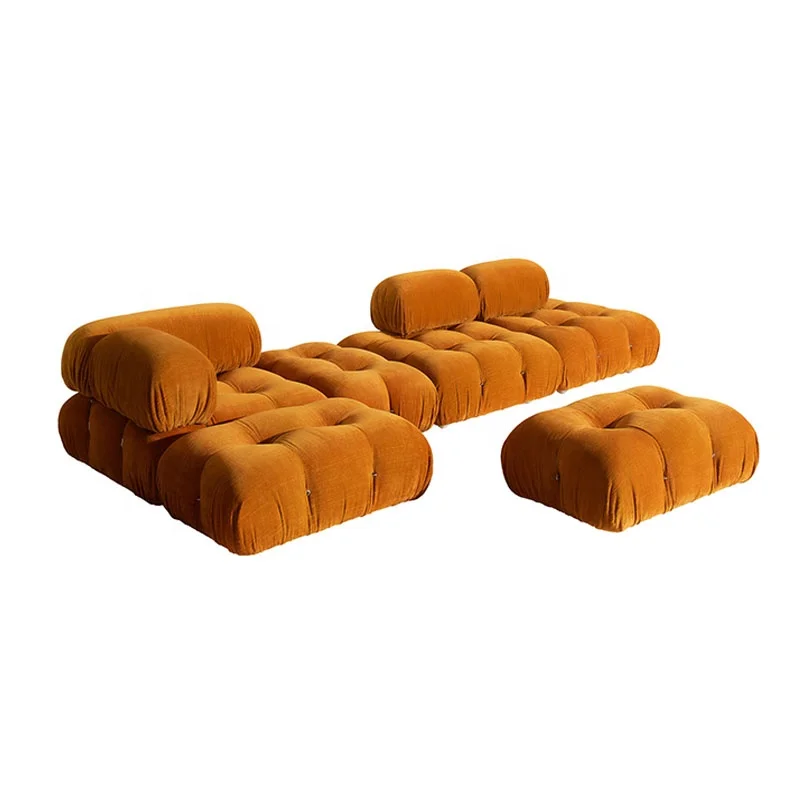 mario bellini camaleonda sofa sectional  cloud modular green velvet couch wholesale custom