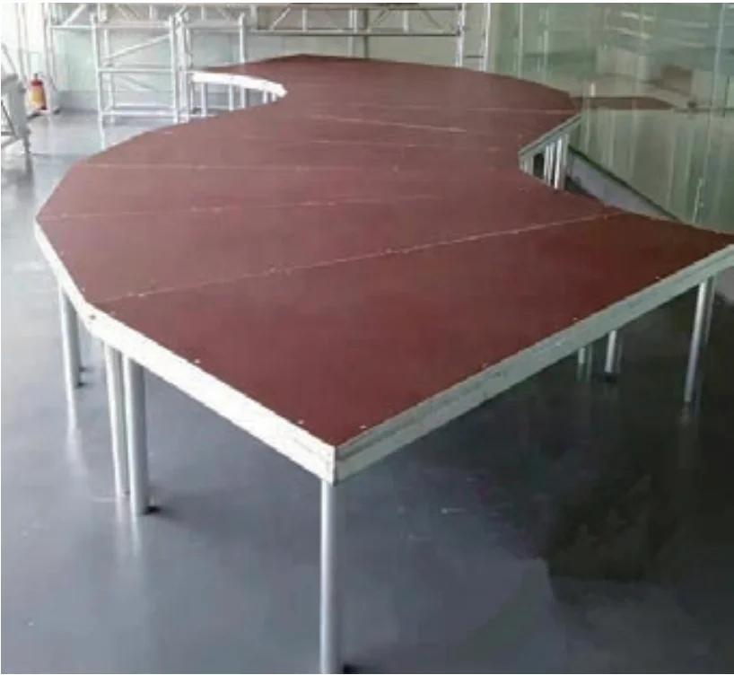 1m x 1m High Quality Factory Direct Sale Aluminum Stage Platform For Event Outdoor Concert Acrylic Floor Transparent Stage