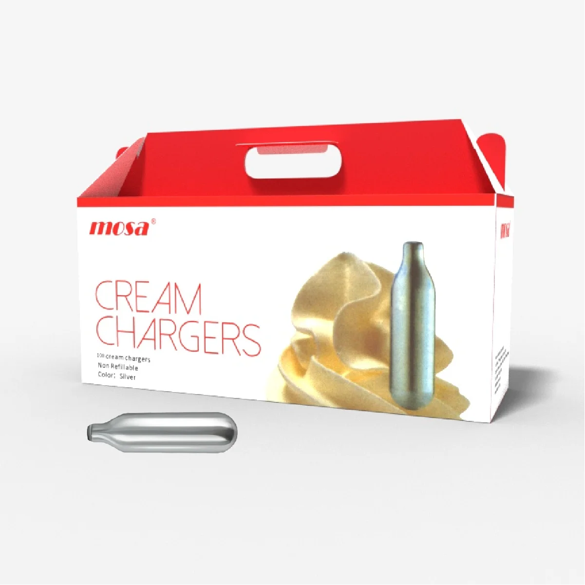 Best Selling Mosa 8g Nitrous Oxide N2O Cream Chargers