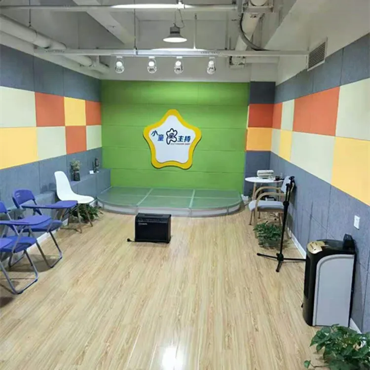 
Acoustic panel fabric sound proof wall panels adhesive polyester fiber acoustic panels 