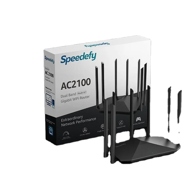 English version AC2100 Gigabit port dual band wireless WiFi home English router router wholesale