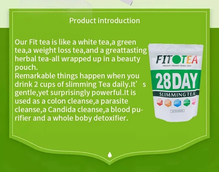 Factory Slim Body Tea 28 Days Detox Tummy Tea Bag Fast Herbal Diet Belly 28days Fit Detox Slim Tea For Women
