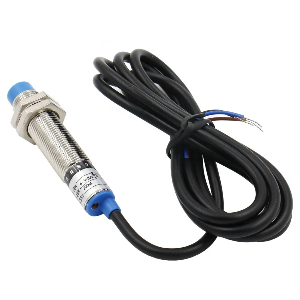M12 Approach Sensor Inductive Proximity Switch NPN NO DC 6-36V, 4mm Detecting Distance LJ12A3-4-Z/BX