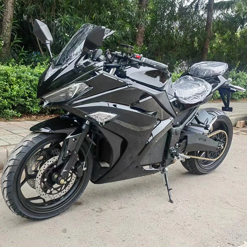 Factory cheap price  adult wide tire electric bike scooters  central belt or chain motor electric motorcycles