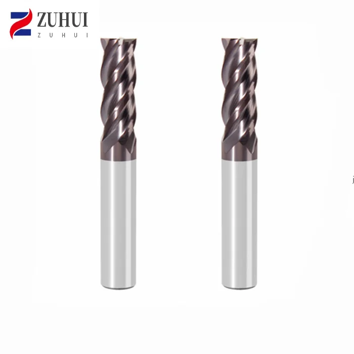 4 Flutes Tungsten ball nose end mill CNC Milling Cutters End Milling single flute carbide end mill