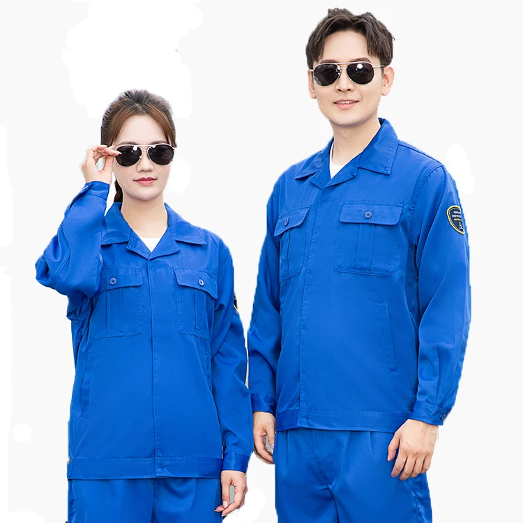 High quality Anti-static Work Uniform Overalls Oil Industry Petrochemical workwear Custom Work Clothes