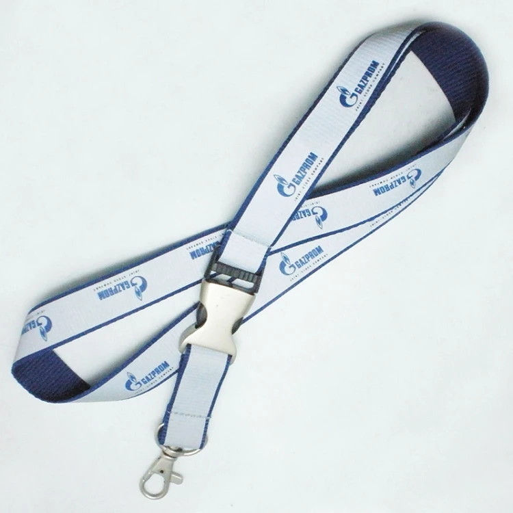 Double layers personalised custom lanyard with reflective strip