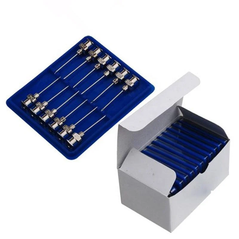 14mm luer lock METAL HUB STAINLESS STEEL HYPODERMIC NEEDLES  FOR VETERINARY USE ONLY