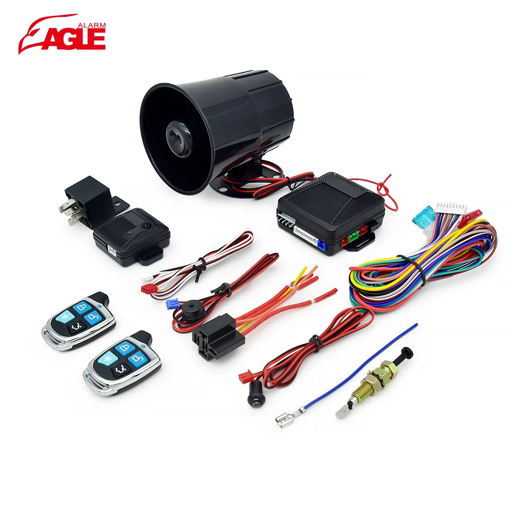 wholesale universal smart key lcd two way anti theft engine start stop remote control keyless entry car alarm system with remote