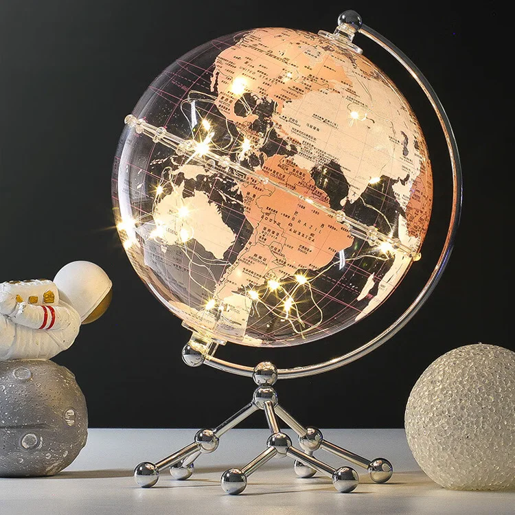 Wellfun No Power Ornaments Home Products Decor Wholesalers World Map Kid Gift Items Novelty Gifts Globe Earth Globe Decor Globe