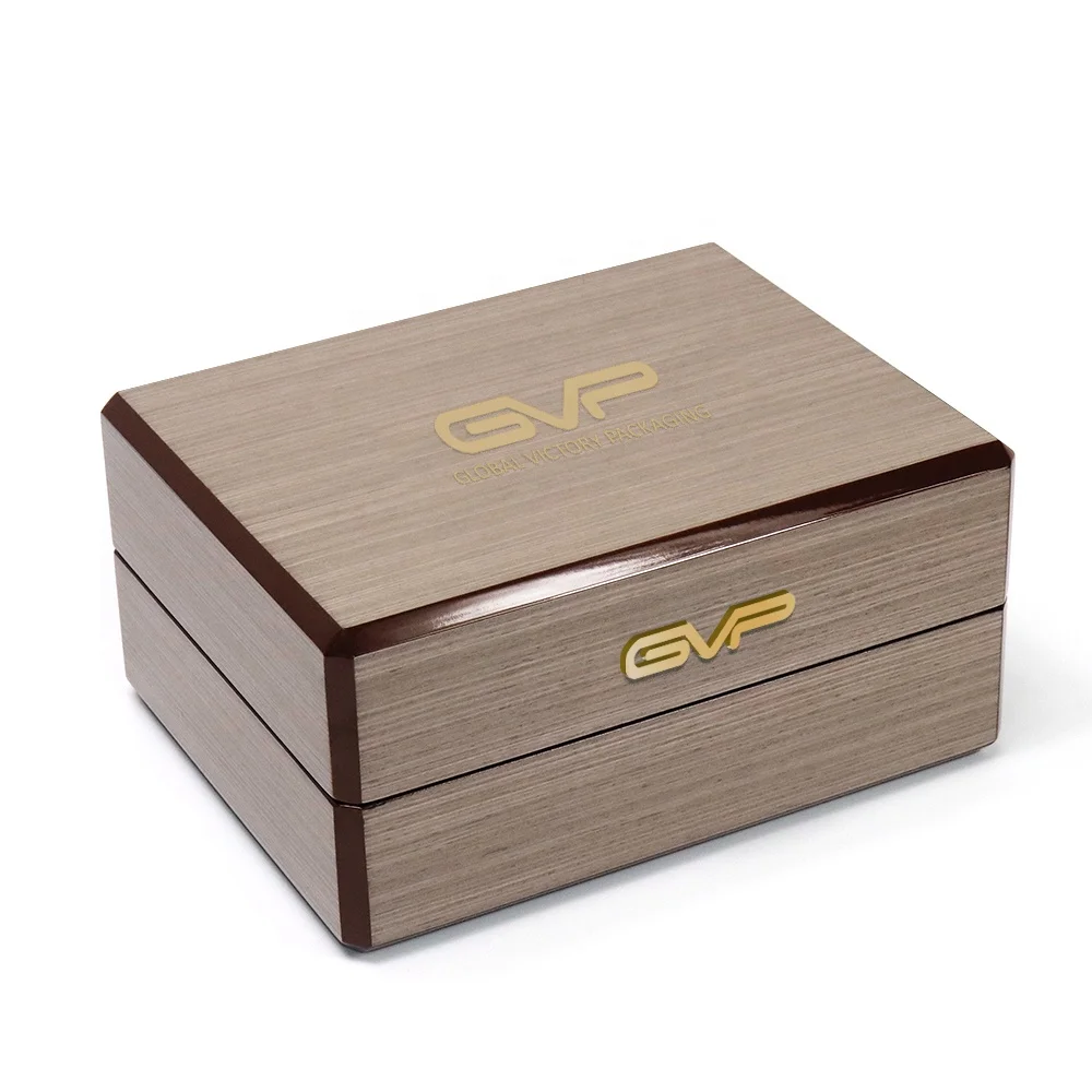 Custom High Glossy Single Wooden High end Watch Box with Pillow and Warranty card advanced