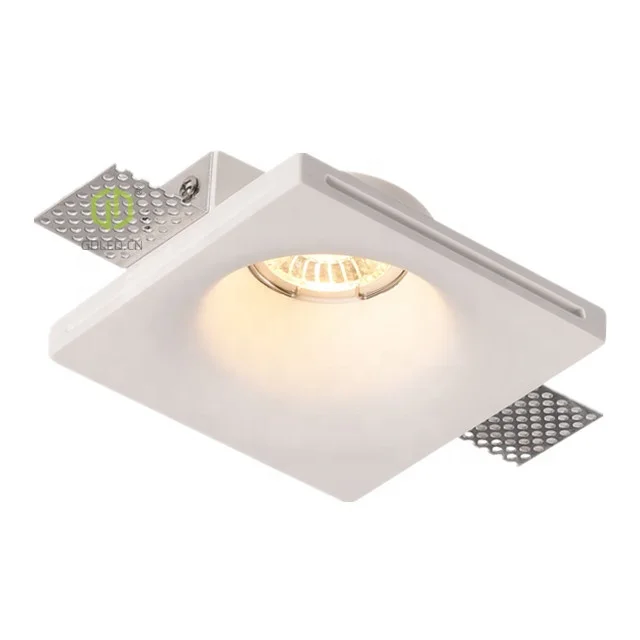 
GDLED IP20 Plaster Down Lighting, Gypsum Recessed Trimless Spot Light for Home 
