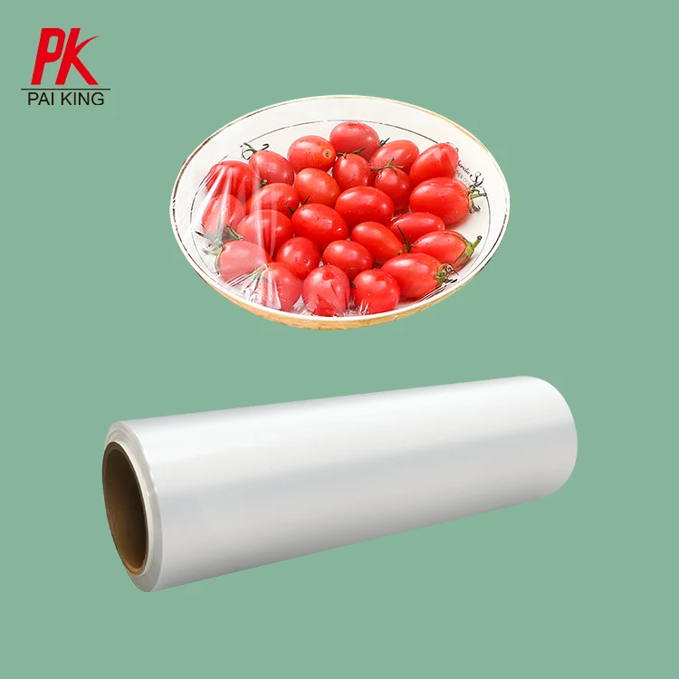 PE Packaging Plastic Cling Film Keep Fresh Food PE Cling Film Well-preserved Factory Supply Directly Cling Film