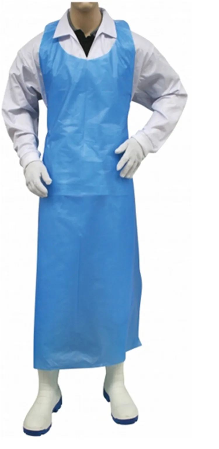 Biodegradable compostable apron, disposable medical plastic apron