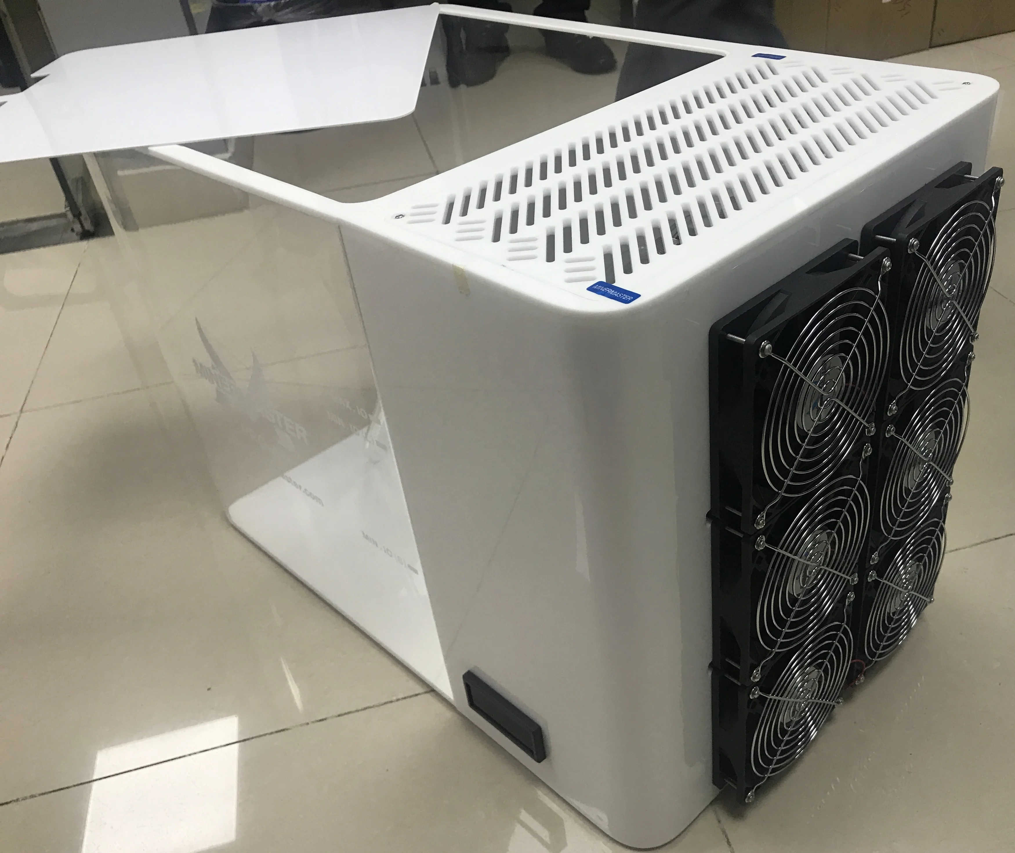 DCE Fan Cooler Cooling Oil box water cooling system plate Immersion Cooling System water Tank