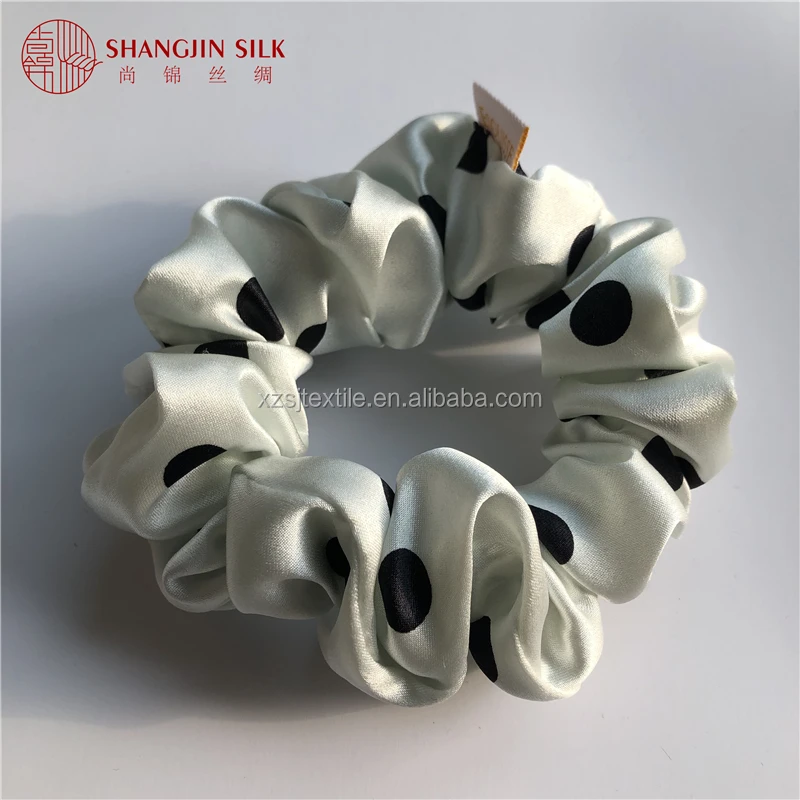 Digital Printed 3pcs Pack Elastic Scrunchy Hair Ties Silk Satin Hair Scrunchies