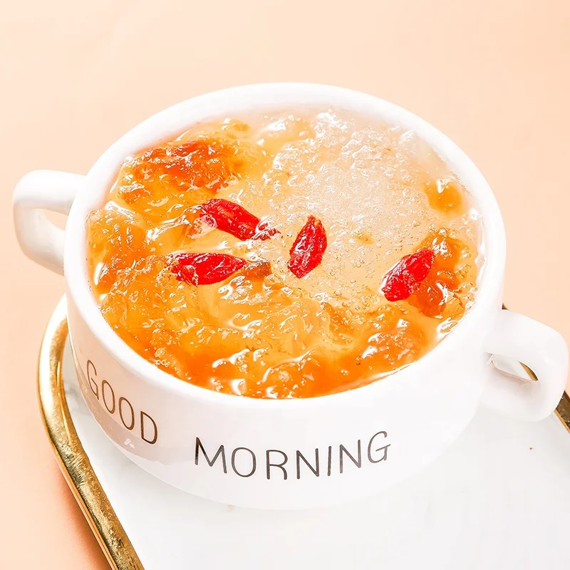 Hot Selling Organic Natural Material Mix Peach Gum Saponified Rice Snow Swallow for Collagen Filling