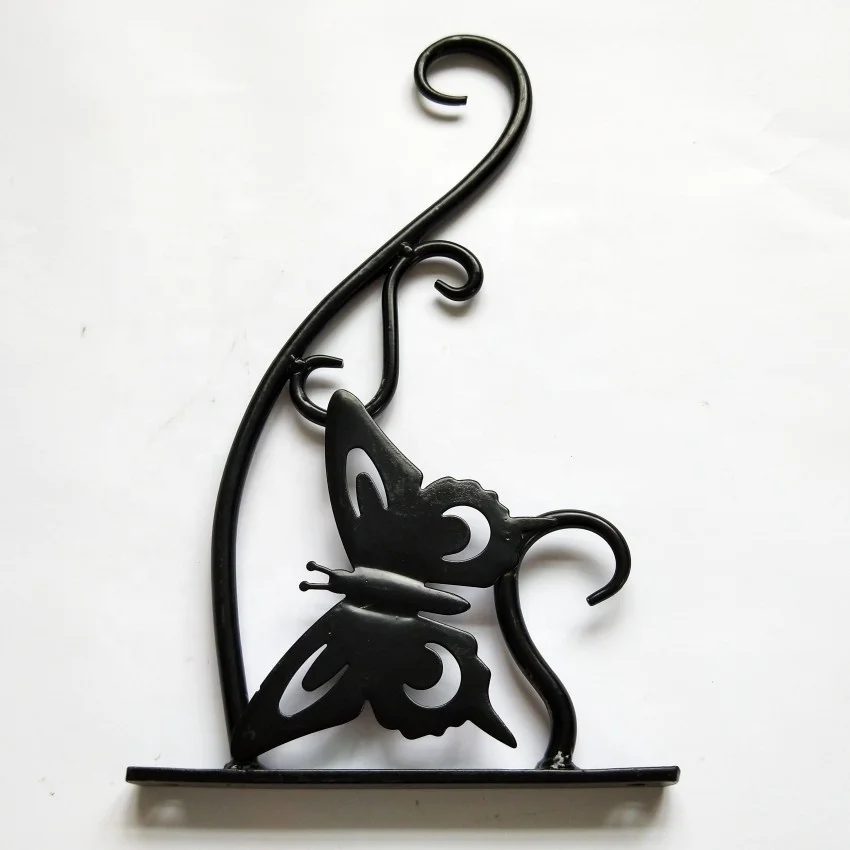 Metal Iron Wall Brackets Garden Hanging Plant Hooks Plant Hangers Bird Feeder Hooks Lantern Hangers Hanging Basket Hooks