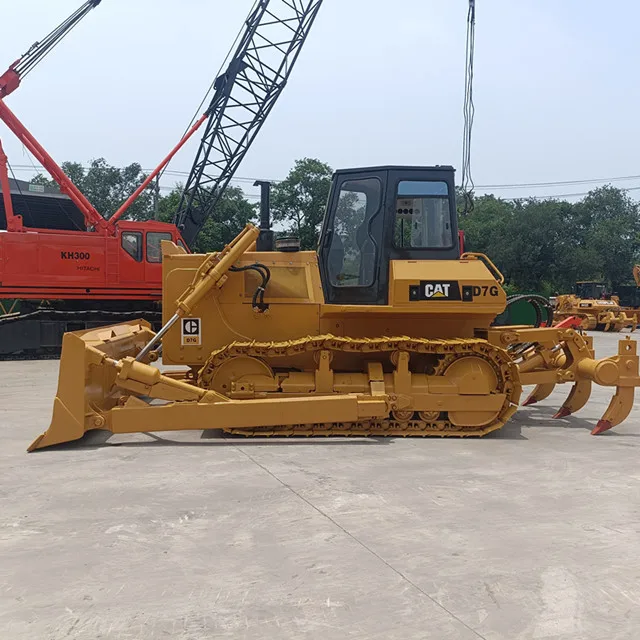 Good Condition Used Excavators Caterpillar CAT D7G Used Bulldozers on Earth Moving Projects Model CAT D7G with Core Components
