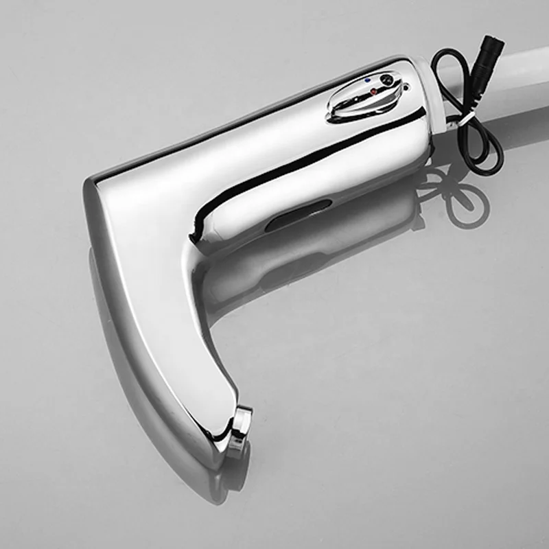 Faucet Sensor Bathroom Automatic Hands Touch Free Water Saving Inductive Electric Water Tap Basin faucets automatic