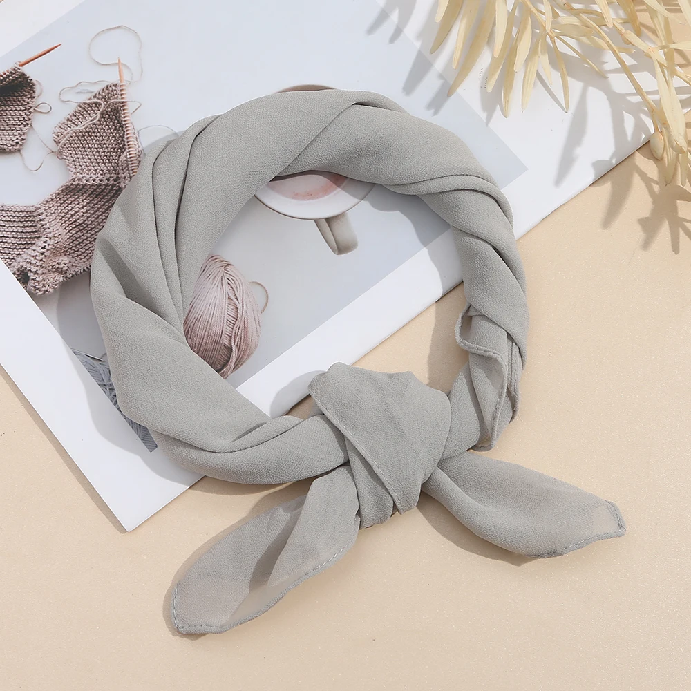 Crepe Georgette Satin  Silk chiffon Hijab Malaysia Singapore Style Popular Crepe Satin Hijab Shawls Scarf