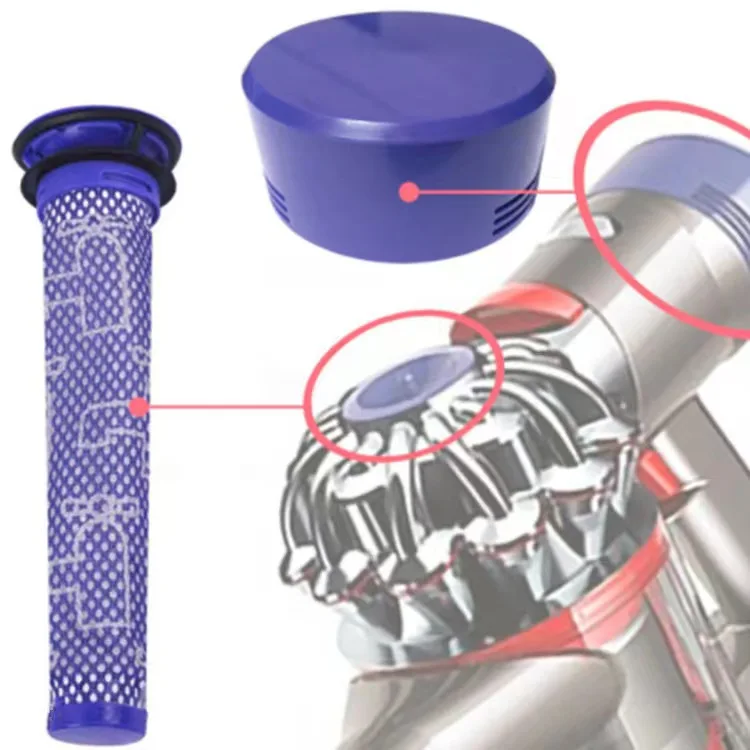 V6 High Quality HEPA Column Filter Compatible with Dysons V7 V8 Animal Cordless Vacuum Cleaner Part V6 V7 V8
