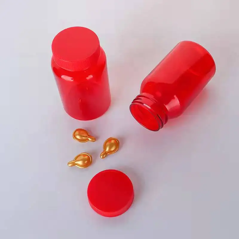 100ml red high-grade PET capsule bottle medical pet bottle
