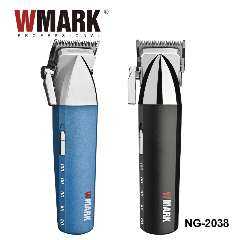 WMARK NG-2039 Wholesale Super Motor 9000RPM Rechargeable Electric Barber Mens Hair Clippers Cordless Hair Trimmers for Salon
